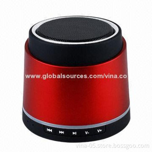 Fashionable and Portable Wireless Mini Bluetooth Speaker, 600mAh Battery Capacity, Various Colors